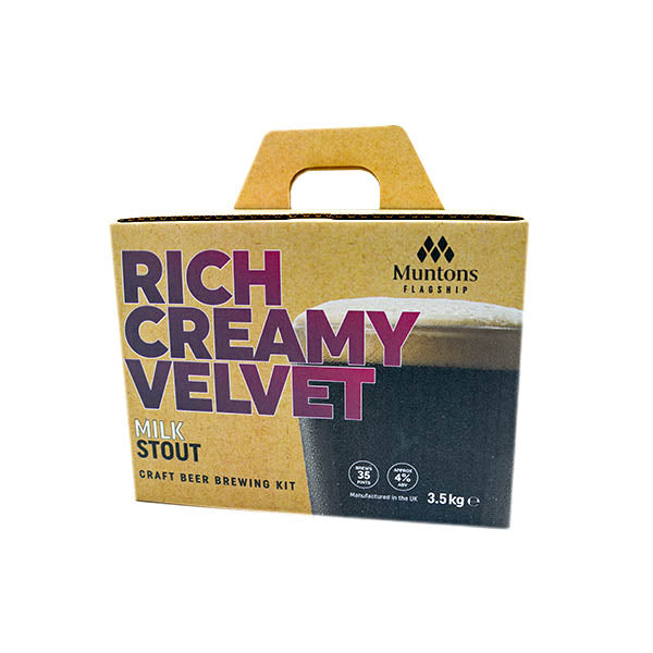 Flagship Milk Stout Beer Kit | Brew Your Own Creamy and Delicious Milk Stout (3 kg | 6.6 Lb)
