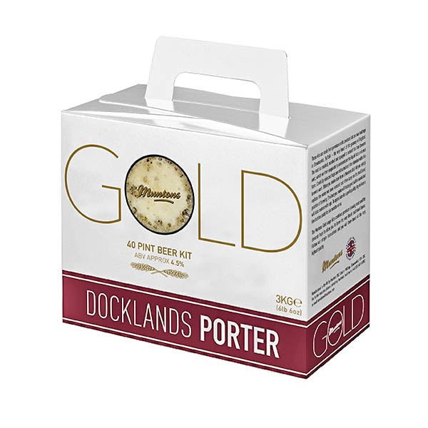 Gold Range Docklands Porter Beer Kit - Recapture the Flavour of Traditional Victorian Porters (3.0 kg | 6.6 Lb)